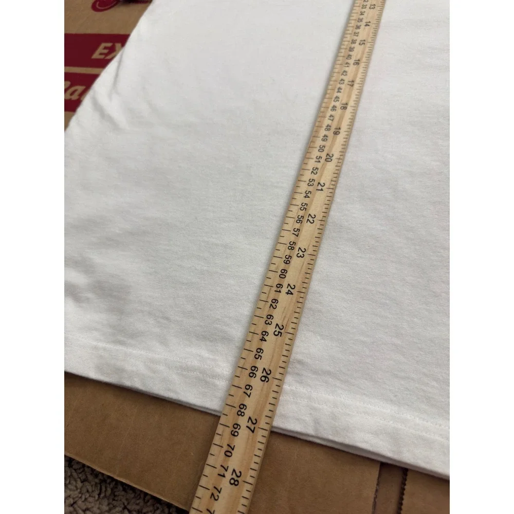 Loro Piana Hiroshi Fujiwara White Cotton Logo T-Shirt Mens Medium Made in Italy